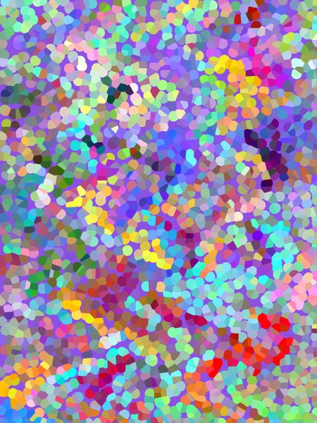 Pointillist abstract of garden colors in summer