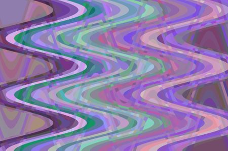 Complex multicolored abstract with overlapping S-curves