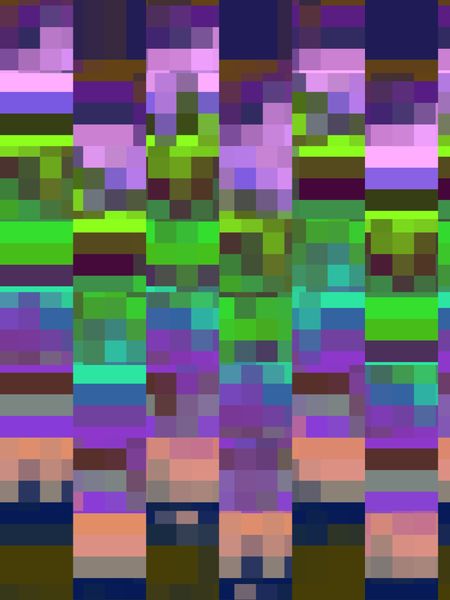 Abstract mosaic with overlapping rectangles of solid color