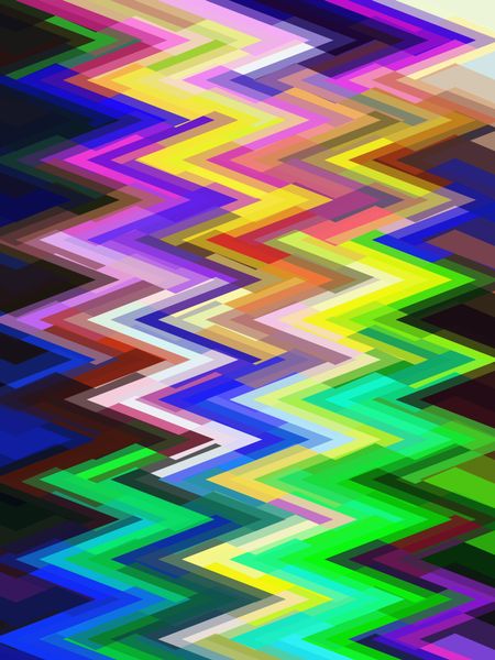 Zigzag multicolored abstract