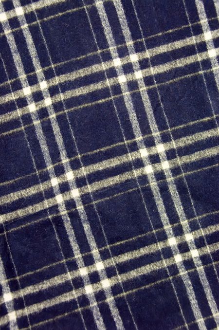 Pattern of men's navy plaid shirt
