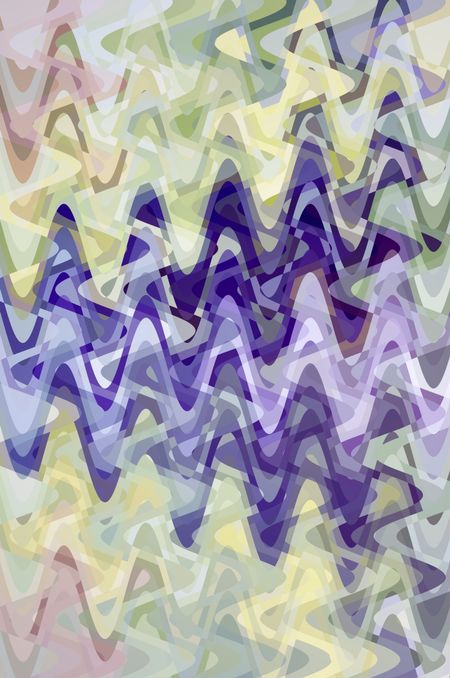 Complex abstract with pattern of overlapping sine waves