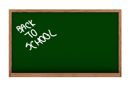 blackboard with the words - back to school - written on it - mad ein 3d