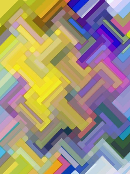 Varicolored zigzag mosaic abstract for decoration and background