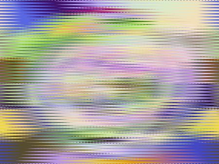 Abstract varicolored illustration of a patterned yet unintelligible interstellar transmission from an alien entity on another world