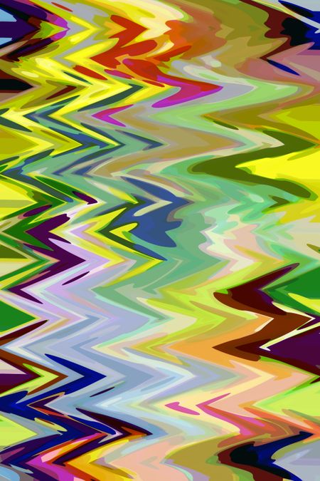 Zigzag multicolored abstract illustration