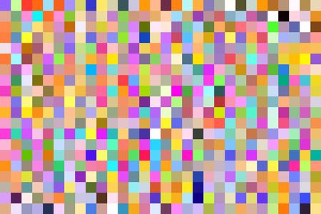 Multicolored mosaic abstract