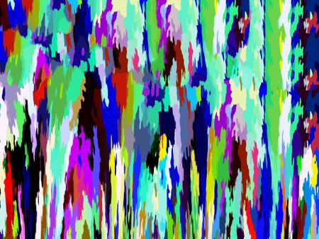 Abstract eye candy of liquid spatters in various colors, for themes of grunge and pop art, variety, and nonconformity