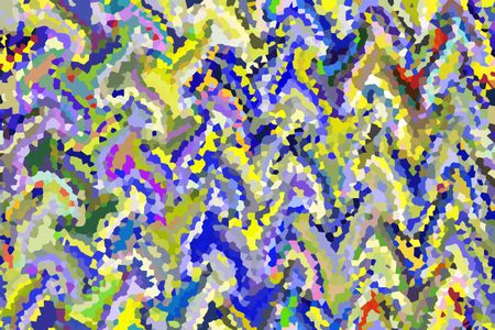 Multicolored kaleidoscopic crystallized abstract for decoration and background