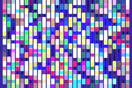 Snazzy multicolored geometric abstract