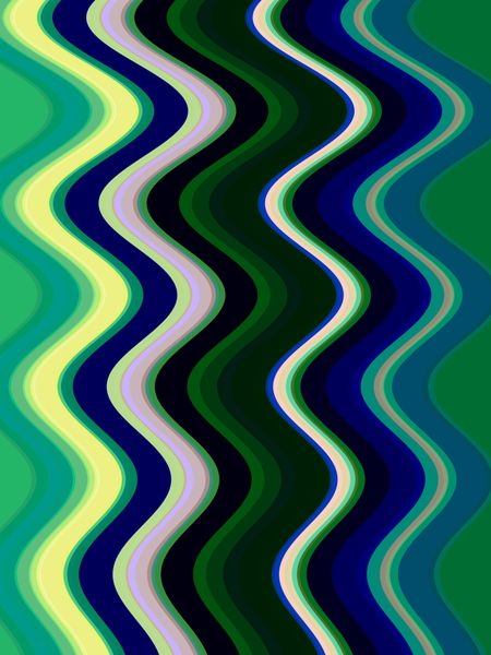 Abstract geometric wave pattern for decoration and background, with themes of alternation, togetherness, and continuity
