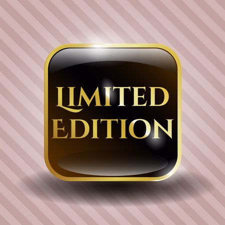 Limited edition golden embelem.