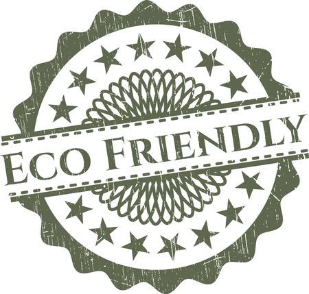 Eco friendly green rubber stamp