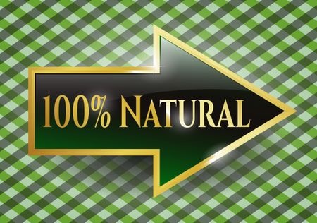 100% Natural shiny arrow