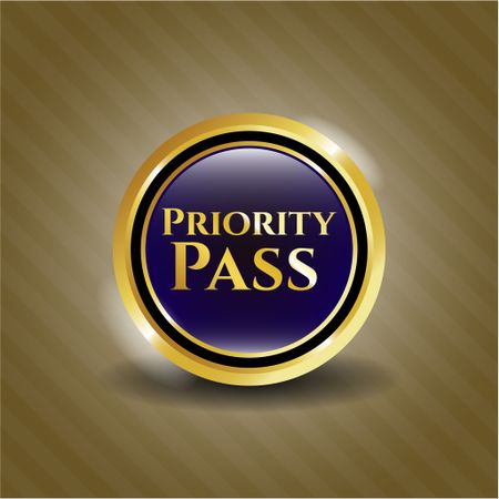 Priority pass gold badge