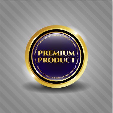 Premium product gold badge