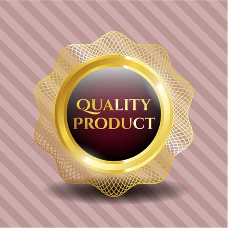 Quality product gold badge