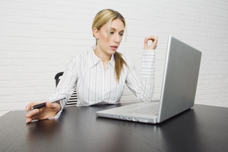 thinking at computer