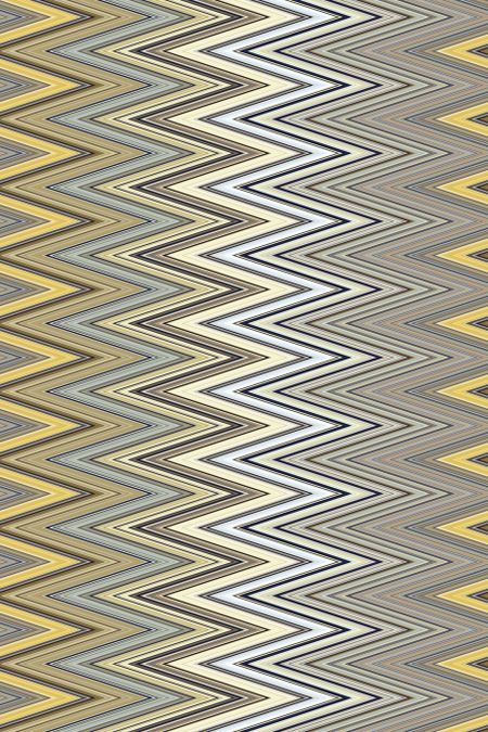 Varicolored zigzag pattern for decoration and background, for motifs of symmetry, synergy, predictability