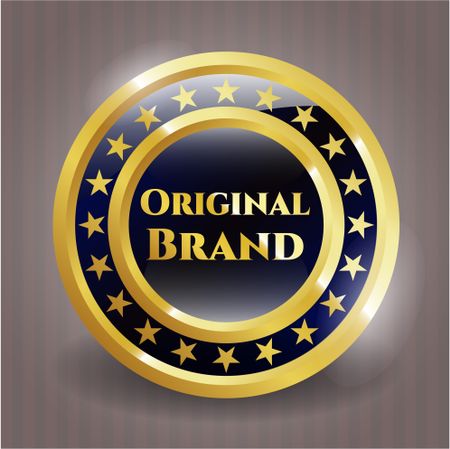 Original brand gold badge