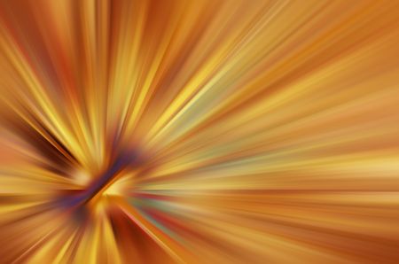 Sunburst abstract with predominance of orange