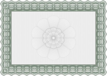 Certificate design. Vector pattern that is used in currency and diplomas