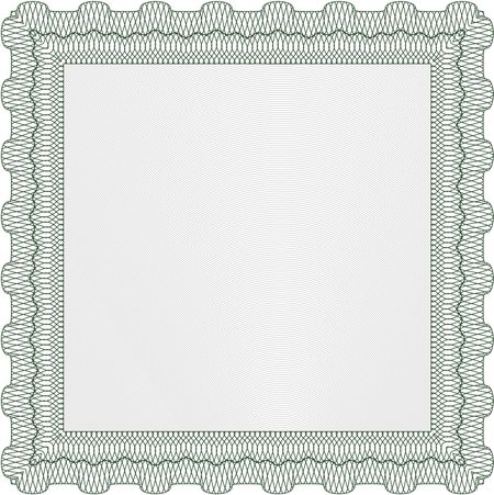 Certificate, Diploma of completion; design template with guilloche pattern, border, frame.