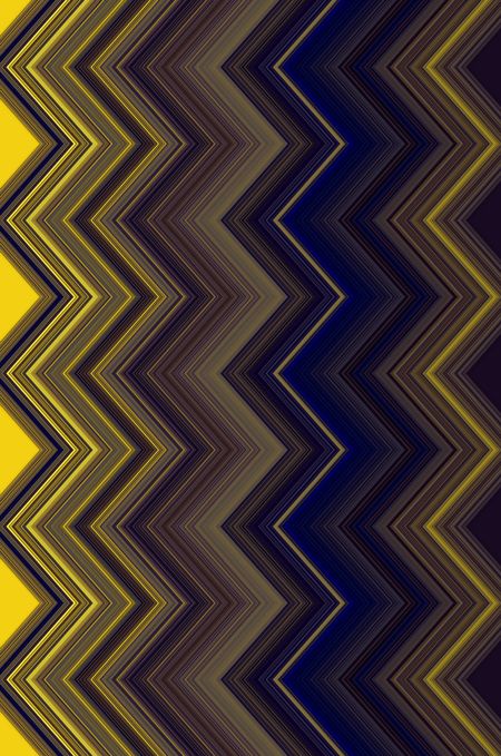 Varicolored zigzag abstract for decoration and backgrounds with themes of chromatic variation within  uniformity of pattern