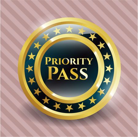 Priority pass gold badge