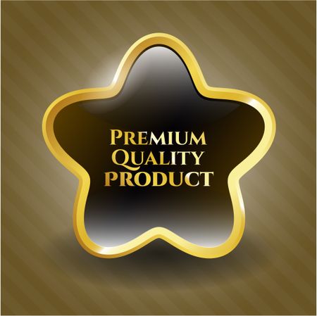Premium quality product gold shiny star