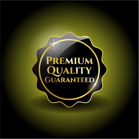 Premium quality guaranteed black badge