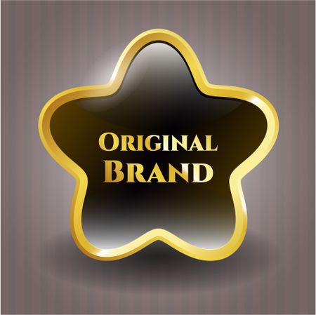 Original brand gold shiny star