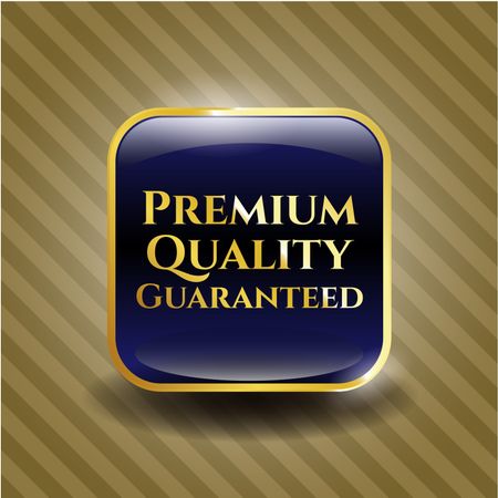 Premium quality guaranteed emblem