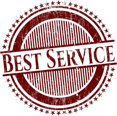 Best service red grunge seal