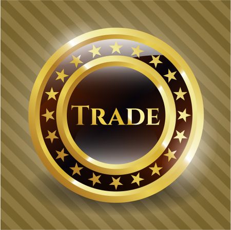 Gold trade shiny badge