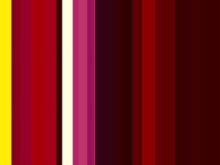 Geometric multicolored abstract of parallel stripes with dramatic warmth for themes of summer or autumnal festivity in decoration and background