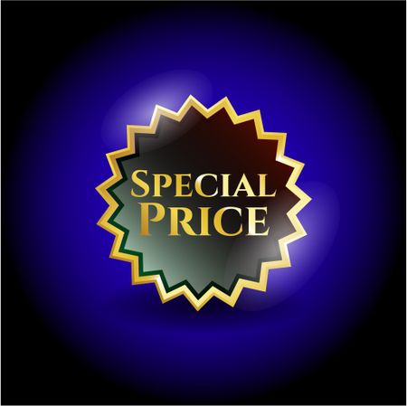 Special price gold shiny emblem