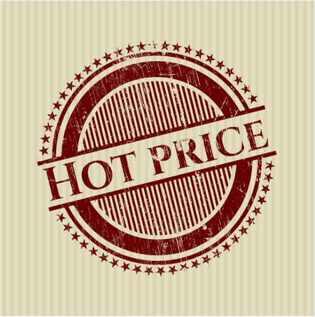 Hot price red rubber stamp
