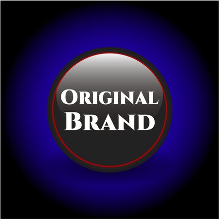 Original brand dark emblem