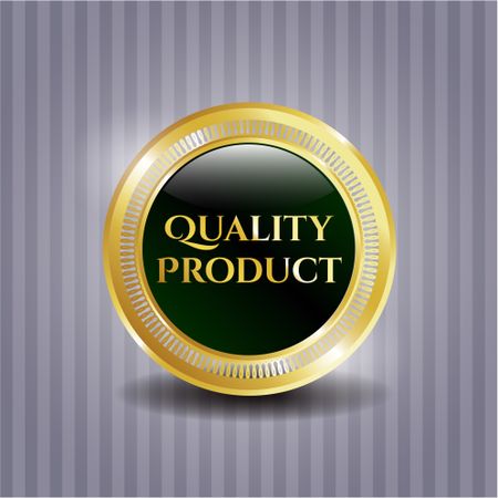 Quality product gold shiny medal