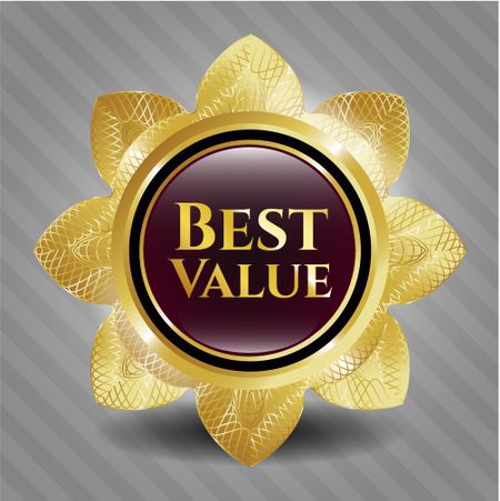 Best value gold shiny flower