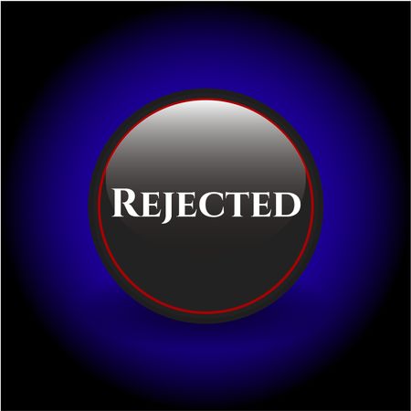 Rejected black badge