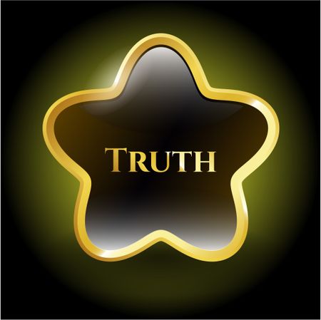 Truth gold shiny star
