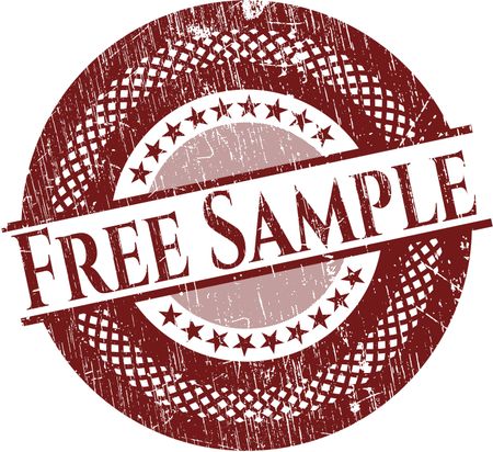 Red free sample stamp