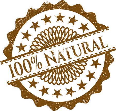 100% Natural rubber stamp