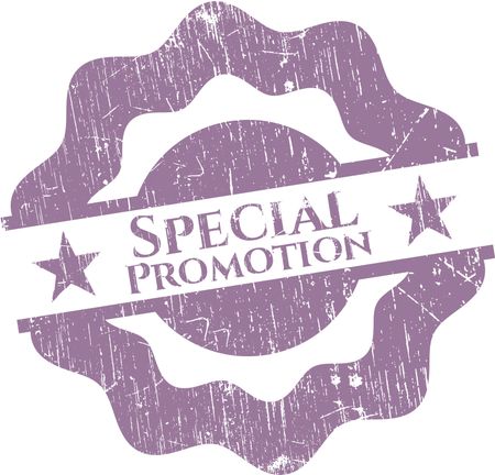 Special promotion rubber stamp
