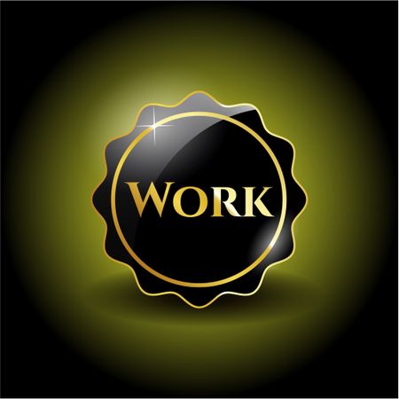 Work dark emblem