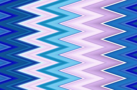 Snazzy geometric pattern of zigzags with cool tones for motifs of angularity, alternation, synergy