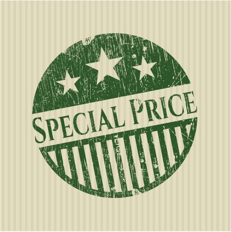 Special price green rubber stamp