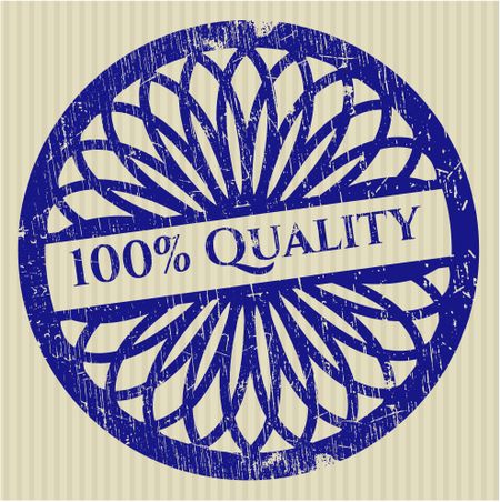 100% quality blue rubber grunge stamp